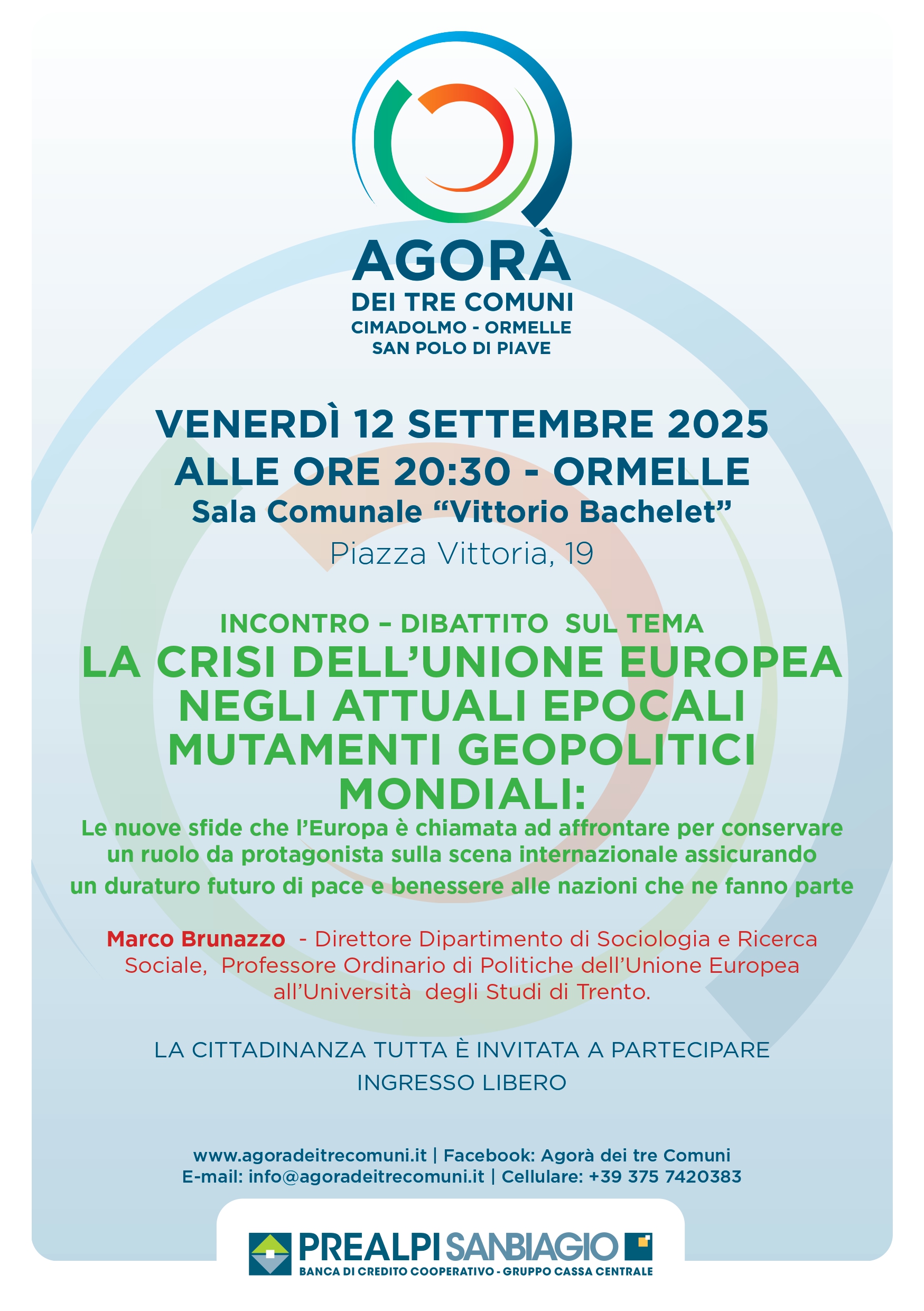 La crisi dell’Unione Europea negli attuali epocali mutamenti geopolitici mondiali